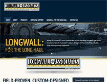 Tablet Screenshot of longwall.com